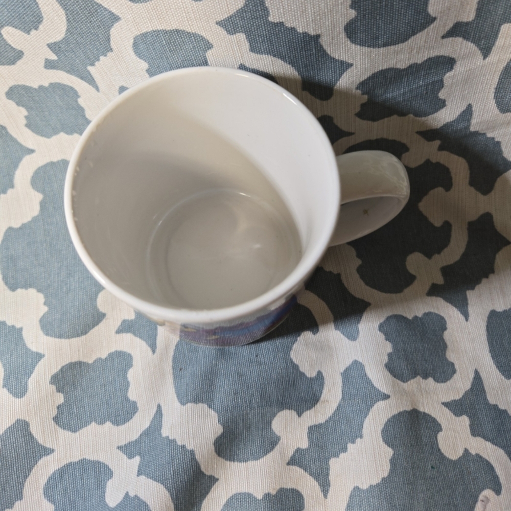 VINTAGE 1980'S AVON HOROCSOPE VIRGO CARTOON CARICATURE COFFE MUG - Picture 2 of 3